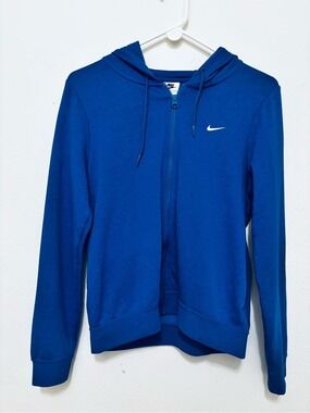 Nike Royal Blue Full-Zip Hoodie Jacket Sweatshirt